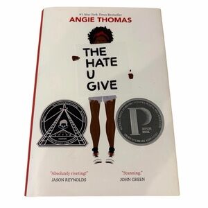 2/$12 The Hate U Give Book by Angie Thomas Hardcover